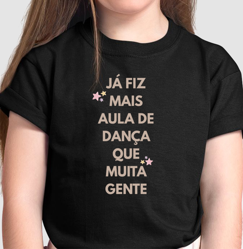 Já fiz mais aula de dança