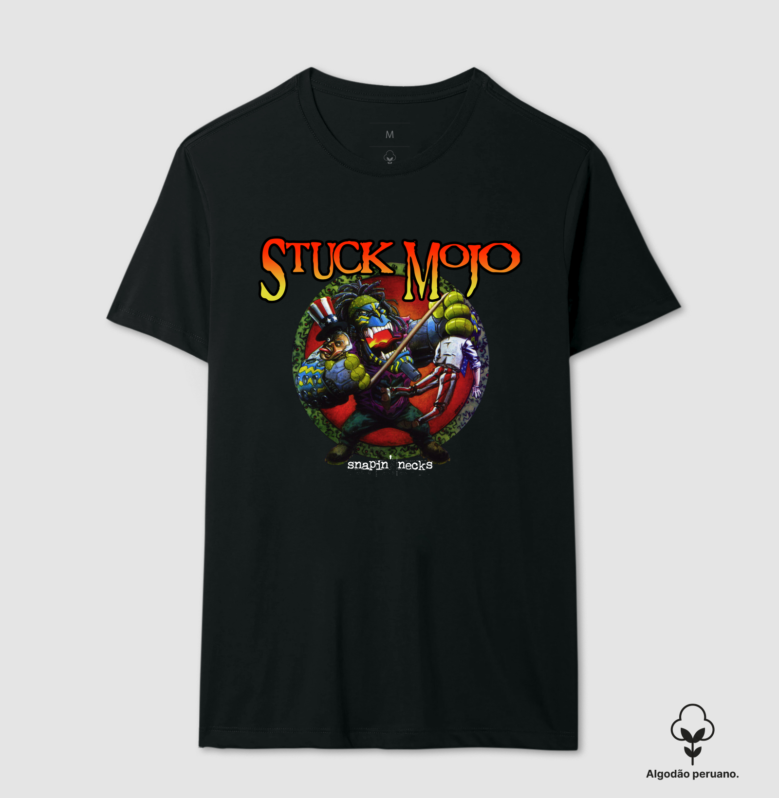 CAMISETA PERUANA STUCK MOJO SNAPIN'NECKS
