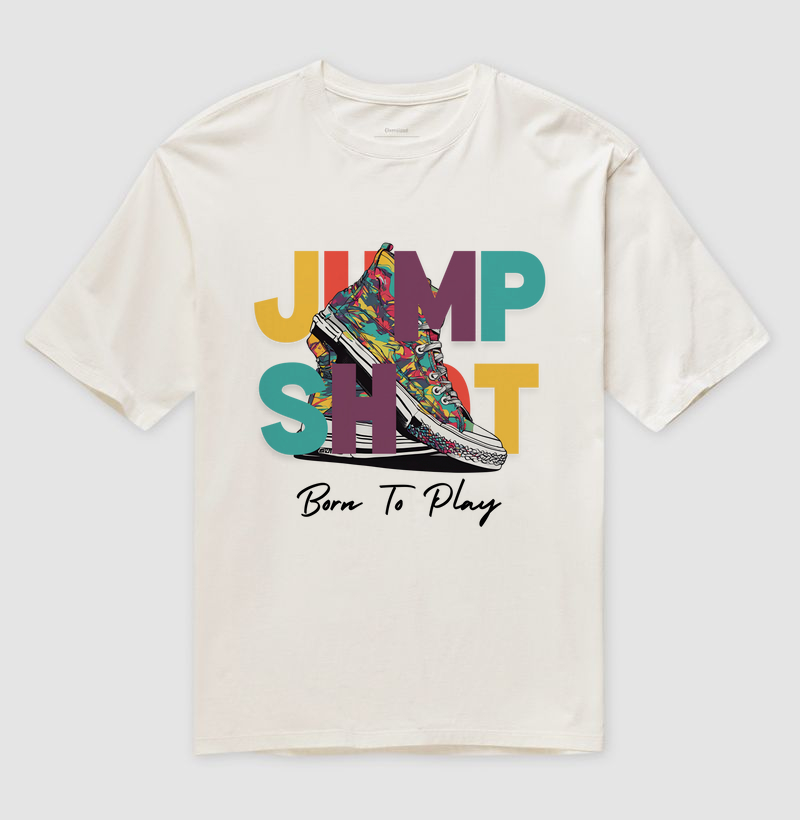 Camiseta Oversized JumpShot Jump To Play