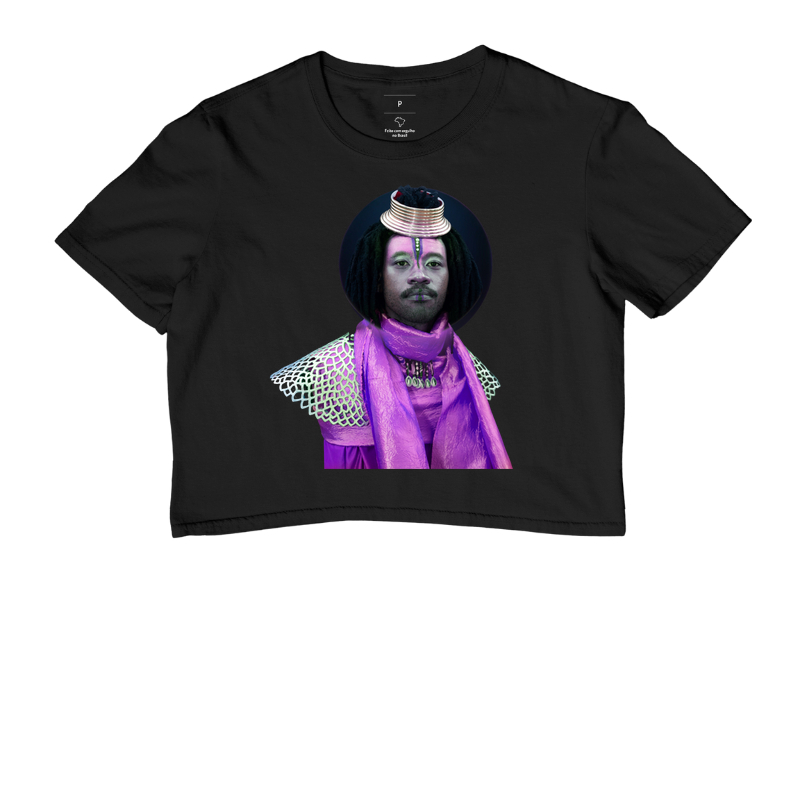 Camiseta Original Afrofuturista Argola Cabeça
