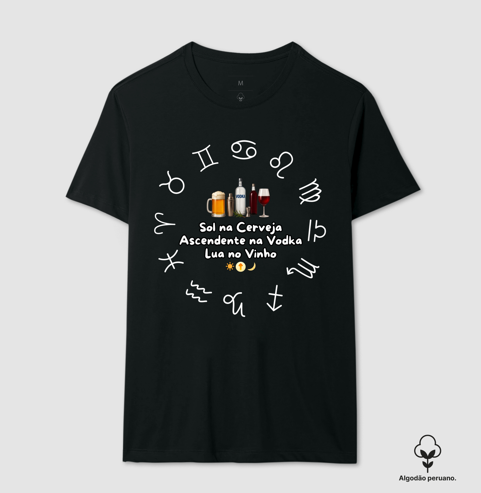 Sol na Cerveja, Ascendente na Vodka, Lua no Vinho