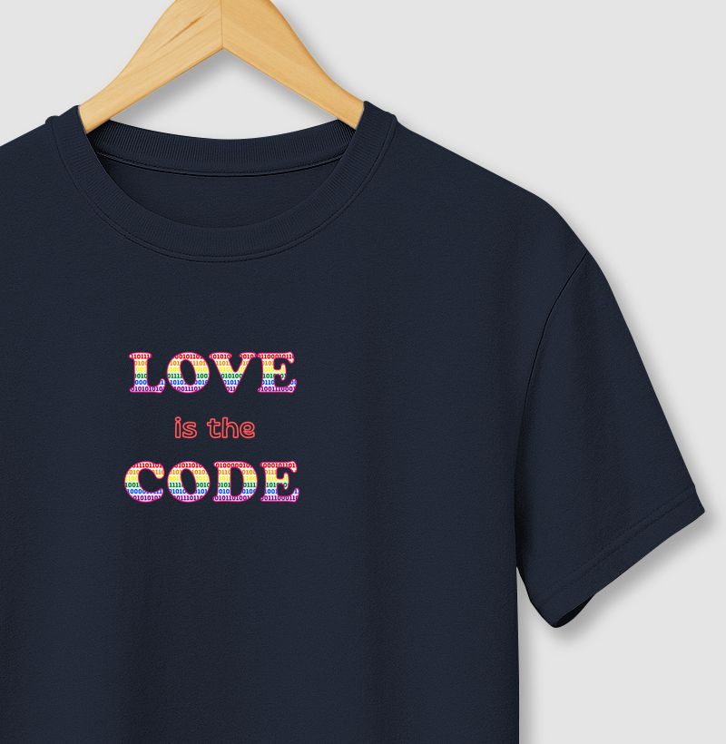 Diversidade - Love is the code | Camiseta