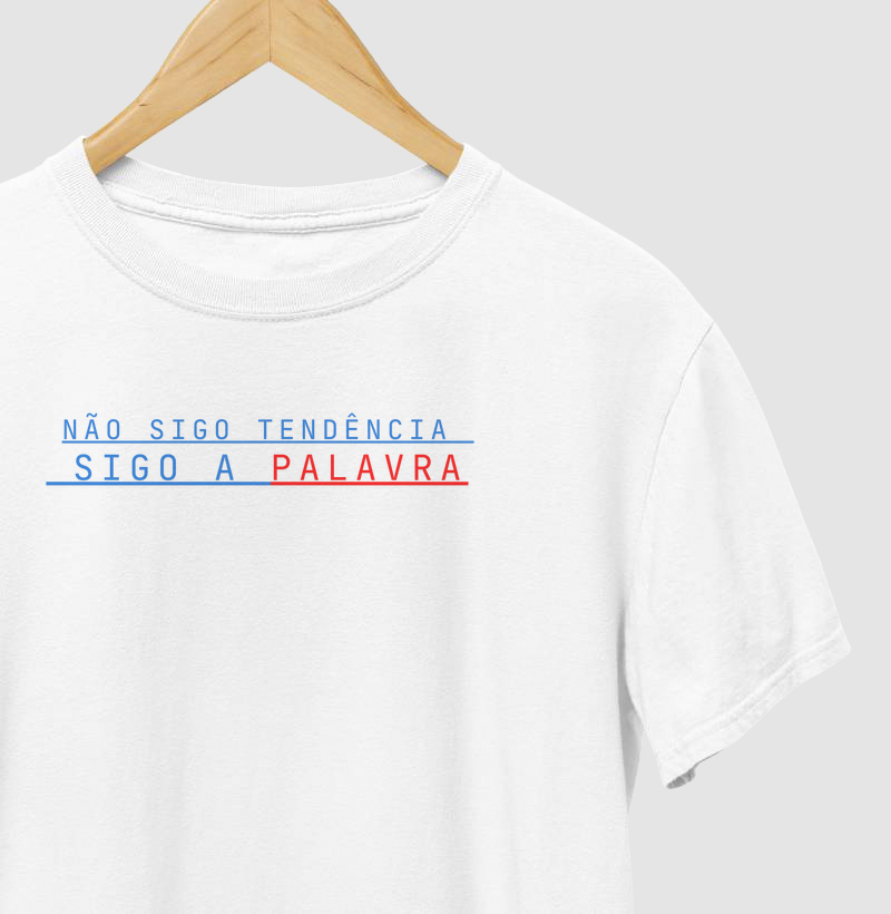 CAMISETA SIGO A PALAVRA