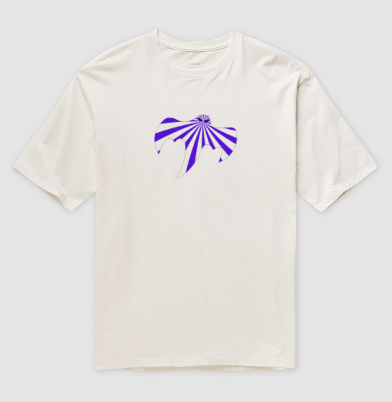 Camiseta Ghosting Oversized