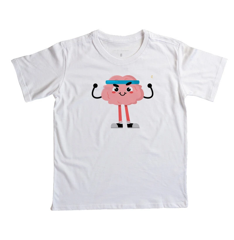 Camiseta Infantil - Cérebro Atleta