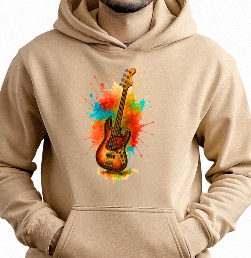 Moletom para Baixista – Design Realista 2
