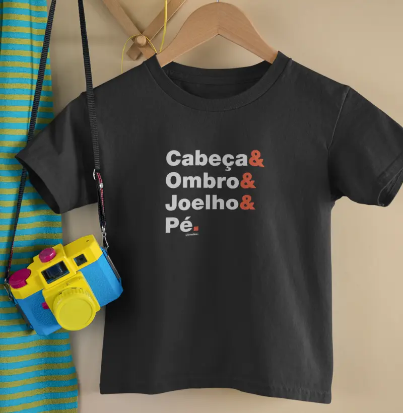 Cabeça, ombro, joelho e pé