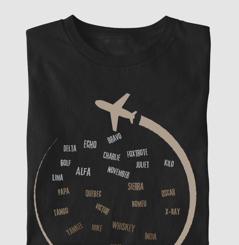 Camiseta Alfabeto Fonético