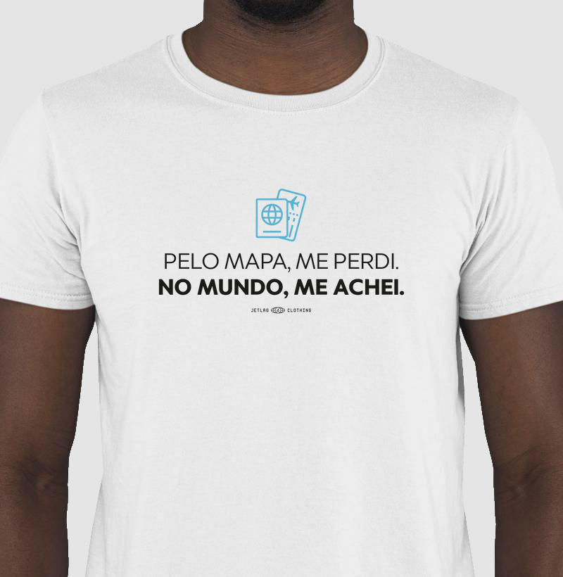 Pelo mapa, me perdi. No mundo, me achei.