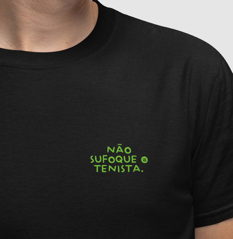 Meme: "não sufoque o tenista"