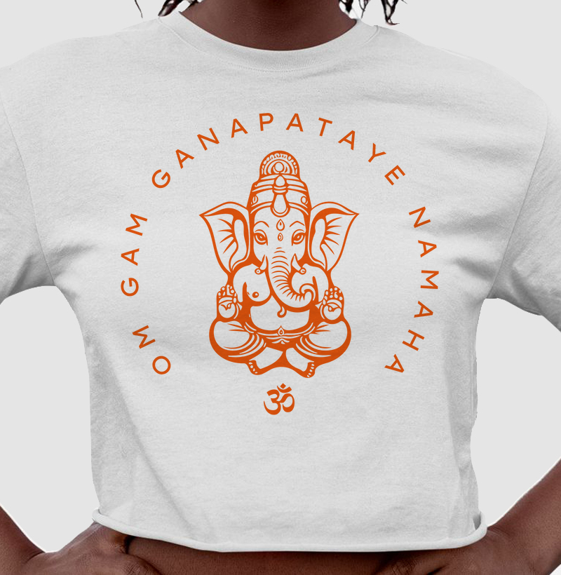 Ganesha - Om Gam Ganapataye Namaha - Laranja