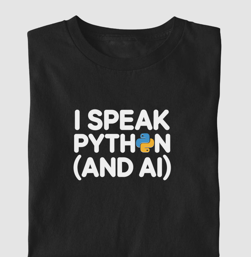 Camiseta I Speak Python (And AI) (DEV)