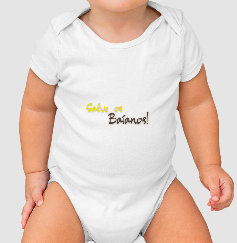 Baiano - Saudação 1 - Body Branco