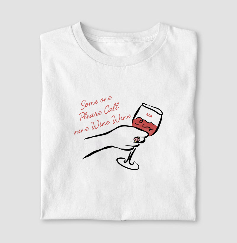 Camiseta Call Nine Wine Wine