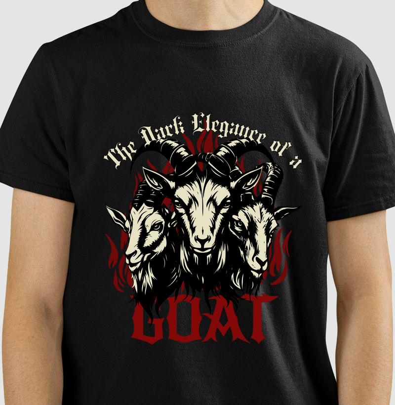 The Dark Elegance of a Goat