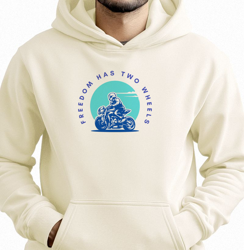 HONESTEE FREEDOM 2 WHEELS Hoodie