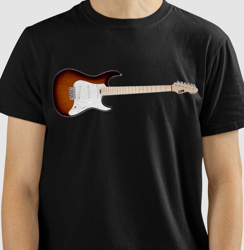 GUITAR WOOD 100% ALGODÃO NACIONAL