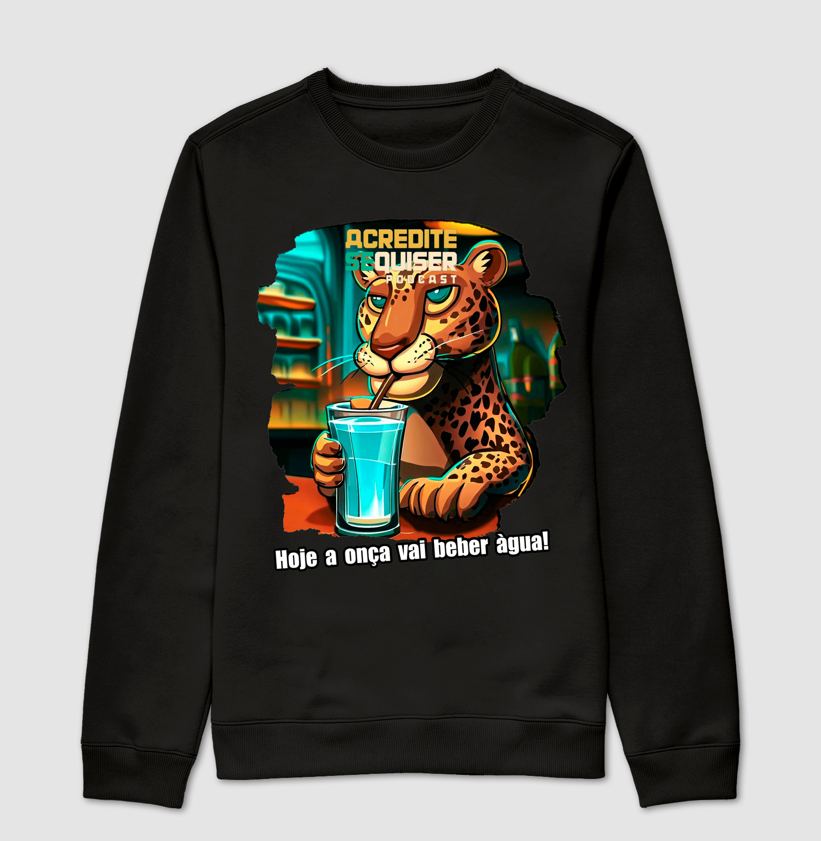 Camisa AQS-A onça vai bebe Água  01