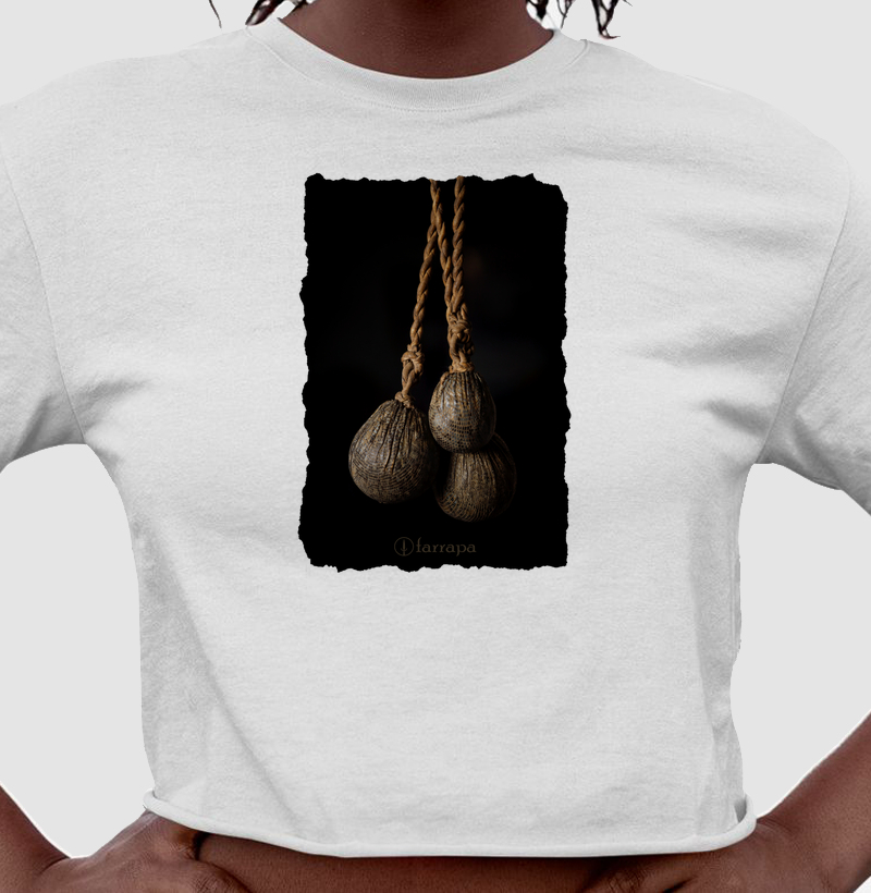 Boleadeira de couro de lagarto (peça do Museu Histórico Farroupilha)