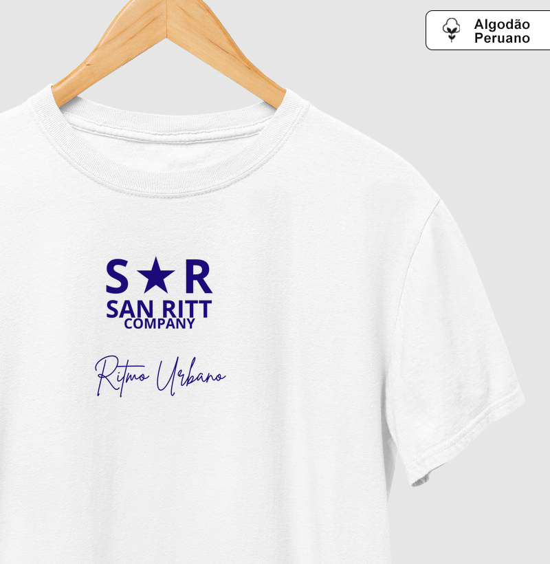 Camiseta Algodão Peruano S★R Ritmo Urbano